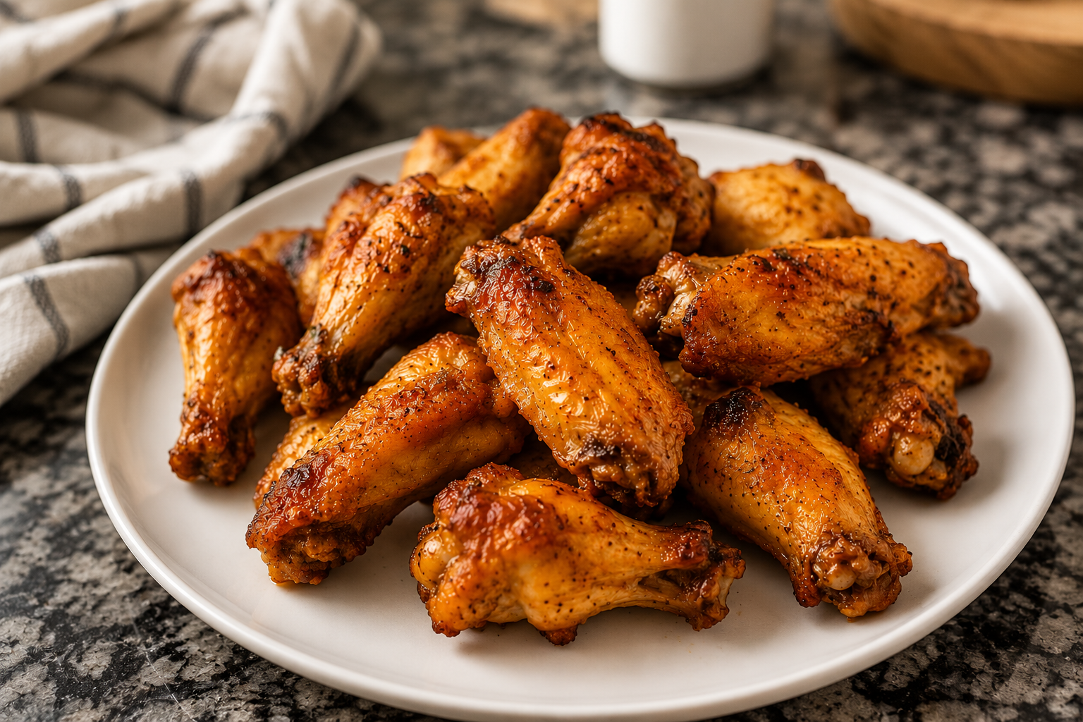 oven baked chicken wings cover photo