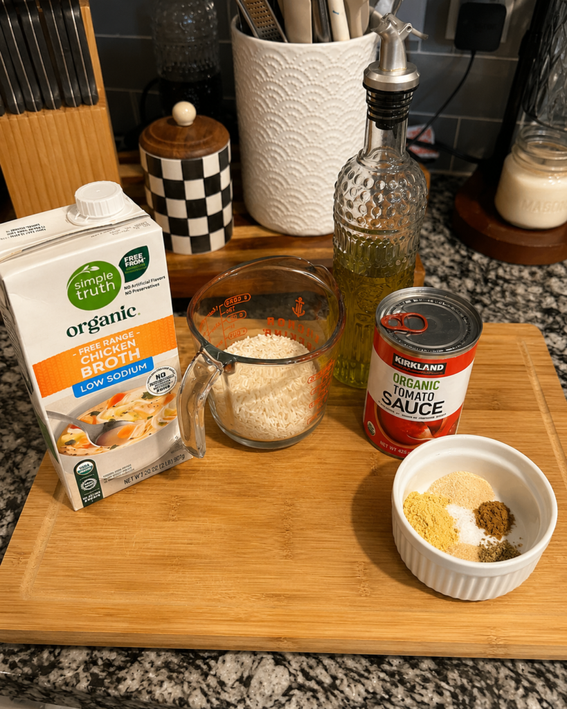 SPANISH RICE ingredients