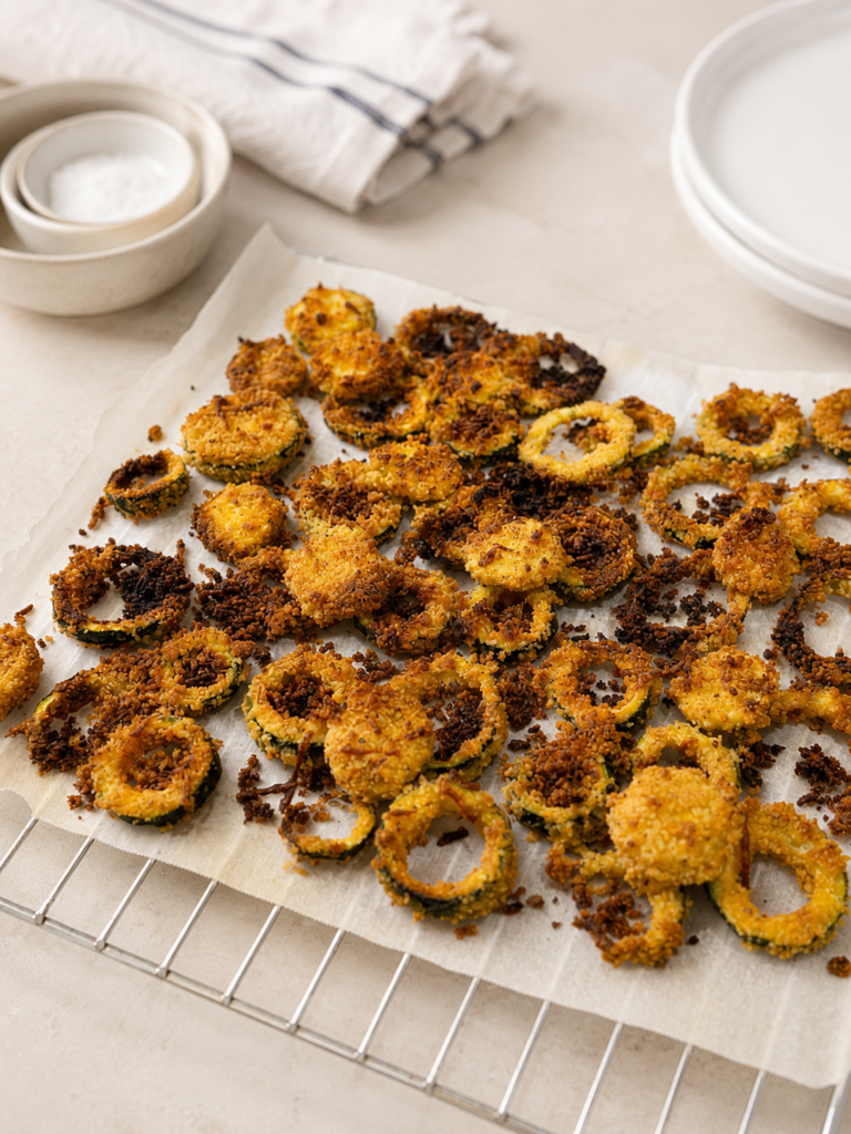 Air Fryer Zucchini Rings air fryer z rings cover photo