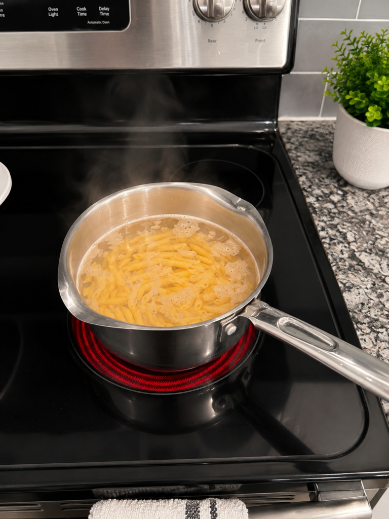boiling pasta