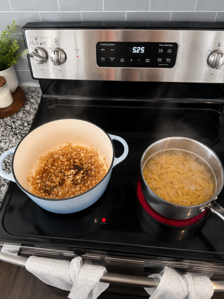 step 2 greek chicken pasta