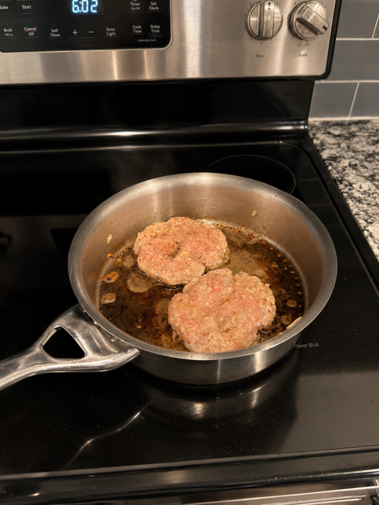 Chicken Burgers with Creamy Burger Sauce step 4 chicken burgers with sauce