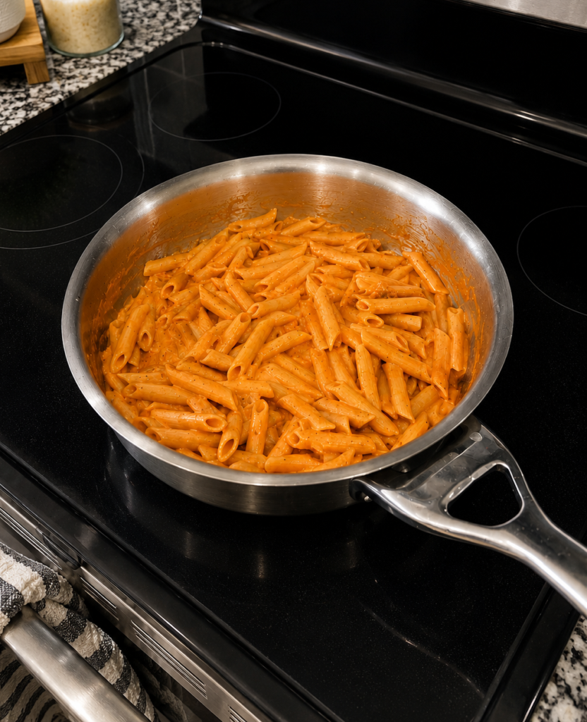 step 8 penne all vodka new