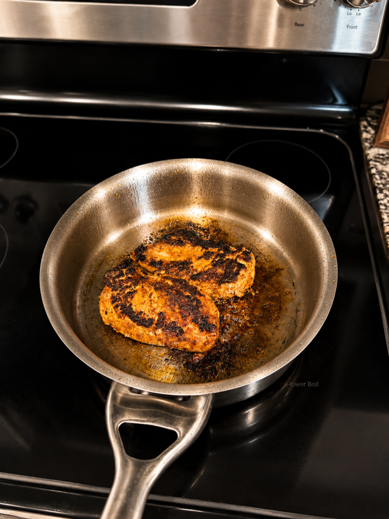chipolte chicken searing