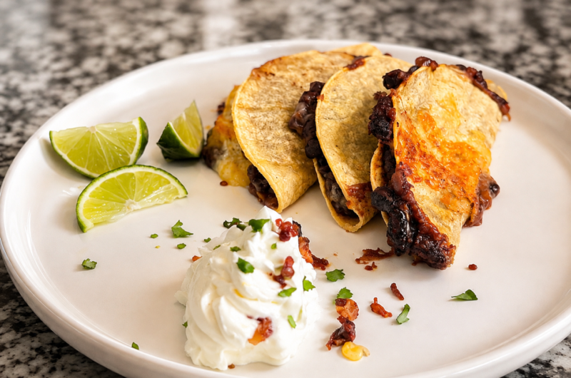 Sheet-Pan Black Bean Tacos