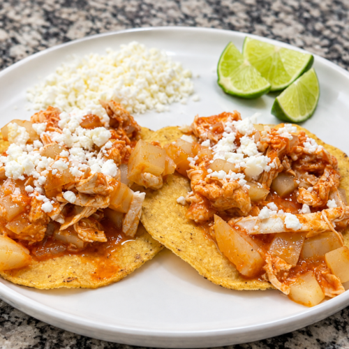Chicken Tinga Tostadas