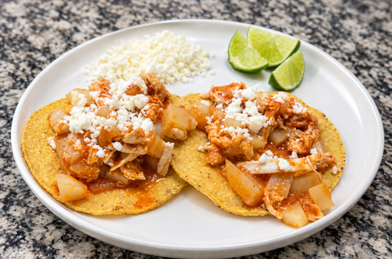 Chicken Tinga Tostadas