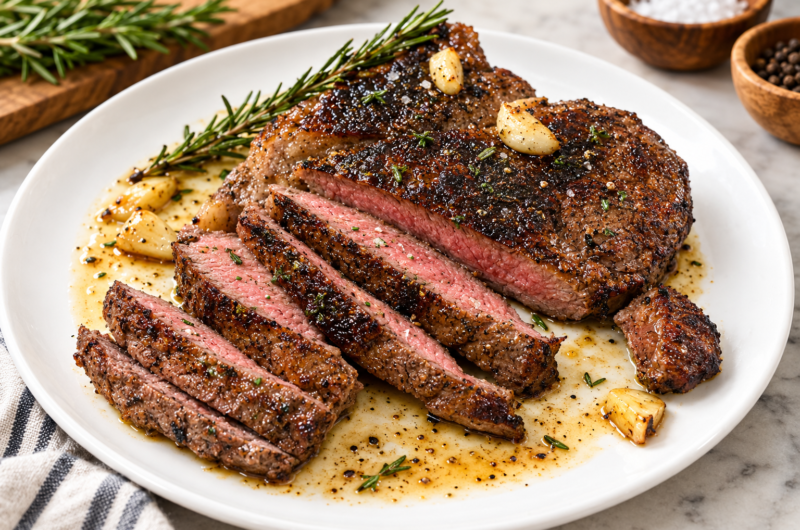 Pan-Seared Sirloin Steak